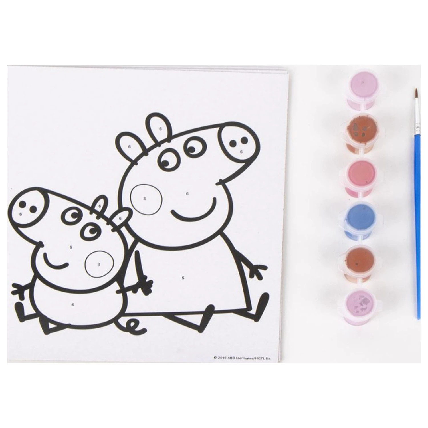Peppa Pig Zabaven Komplet za barvanje s številkami fotografija izdelka