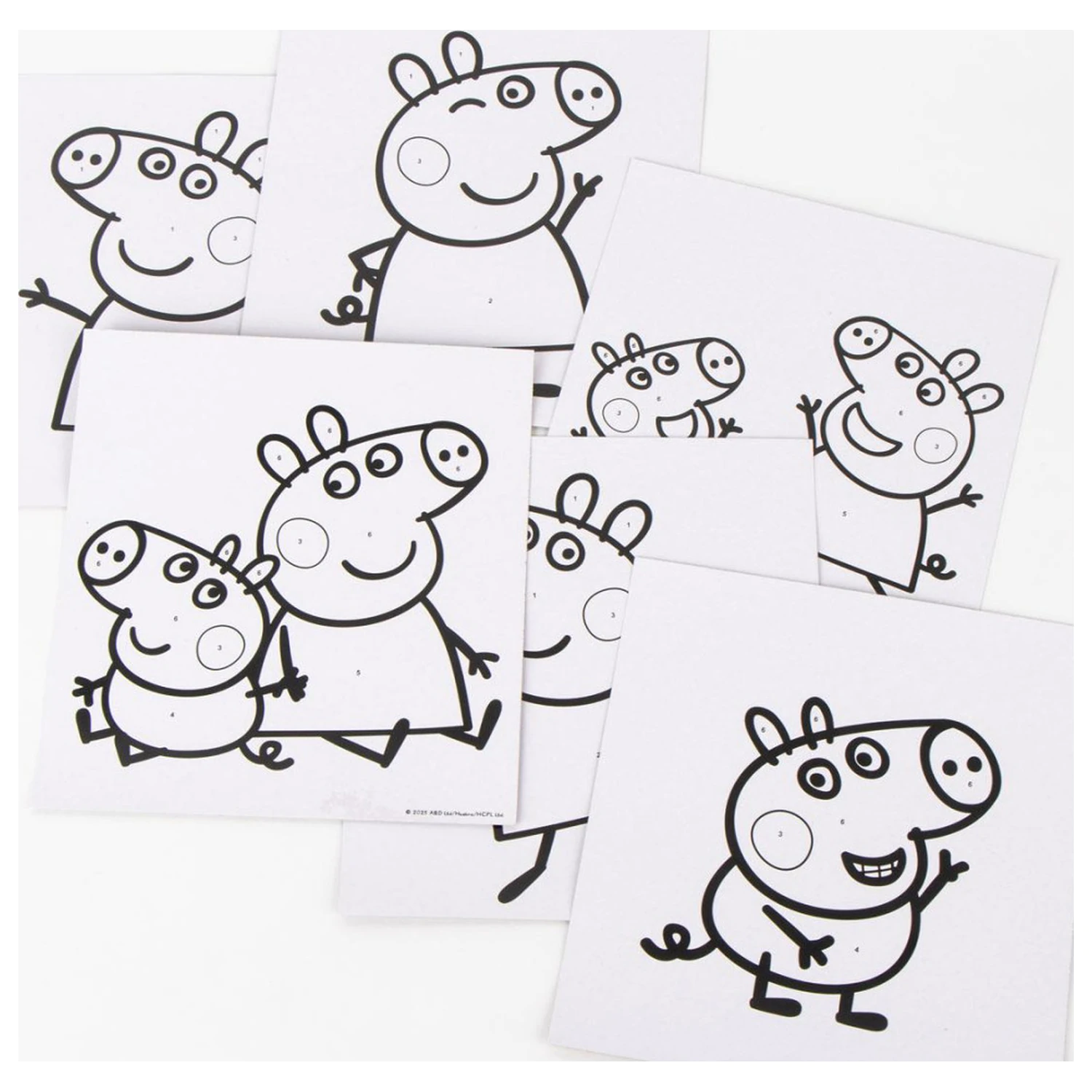Peppa Pig Zabaven Komplet za barvanje s številkami fotografija izdelka