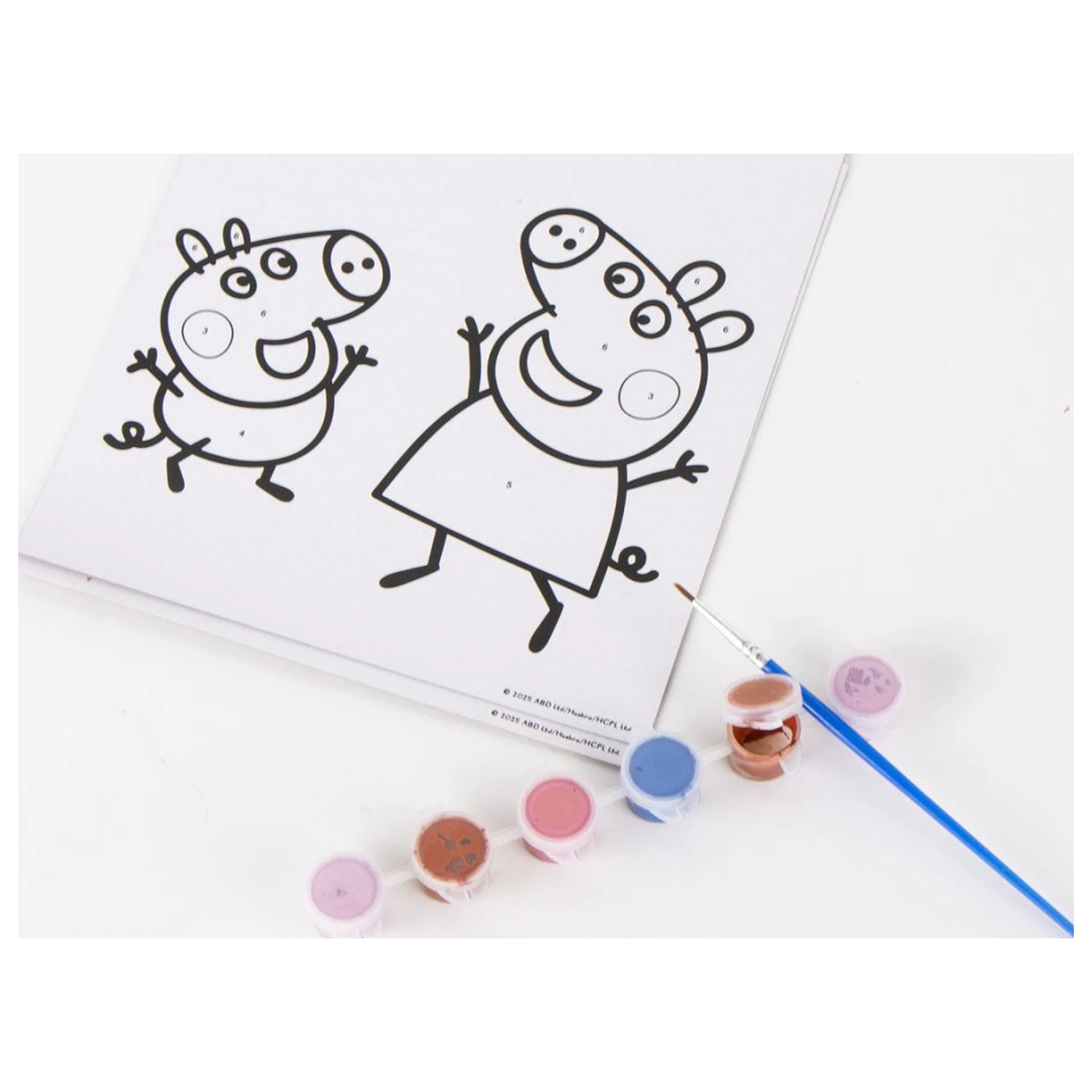 Peppa Pig Zabaven Komplet za barvanje s številkami fotografija izdelka