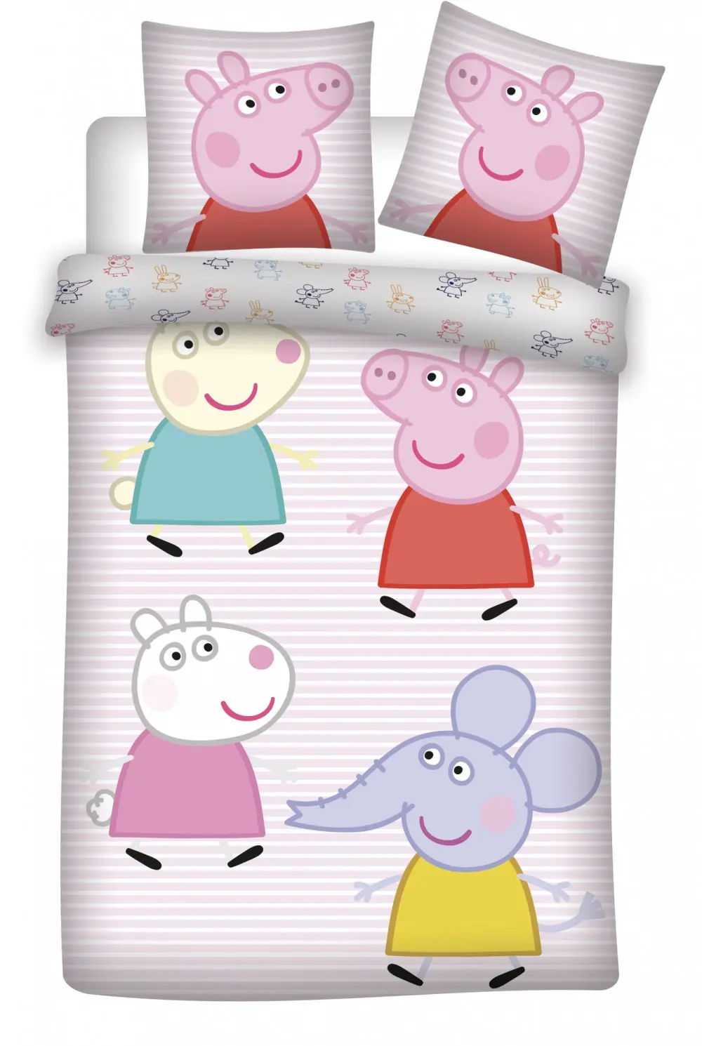 Peppa Pig otroška prevleka za odejo 100x135cm, 40x60 cm fotografija izdelka