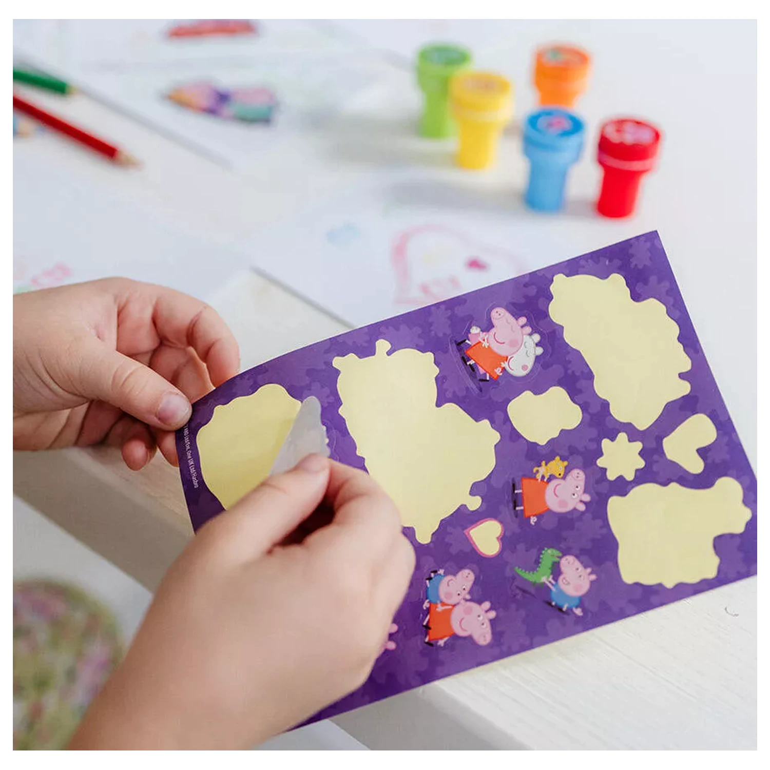 Peppa Pig Happiness Stamper ustvarjalni set fotografija izdelka