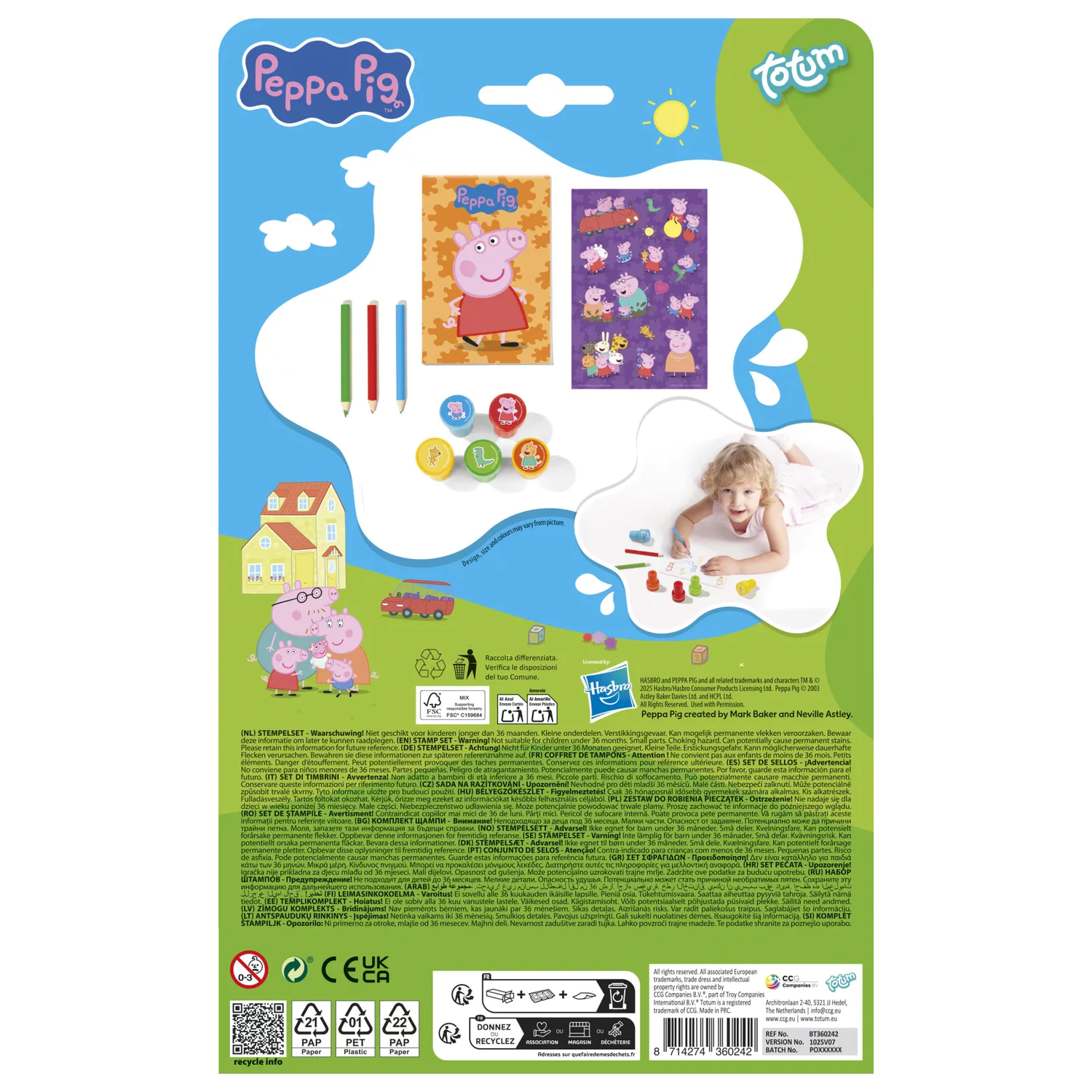 Peppa Pig Happiness Stamper ustvarjalni set fotografija izdelka