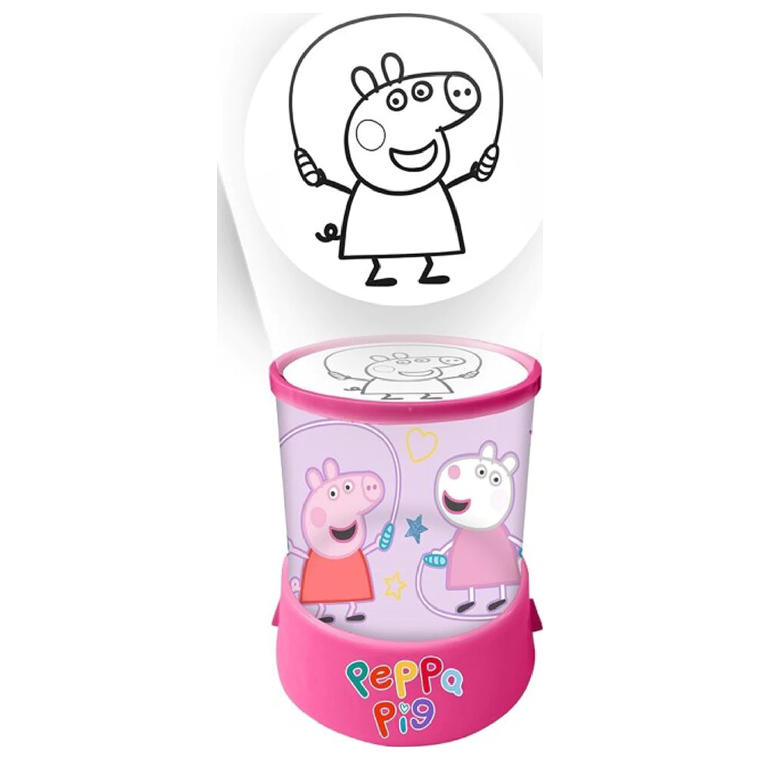 Peppa Pig kolebnica 2-v-1 projektor, svetilka, nočna lučka fotografija izdelka