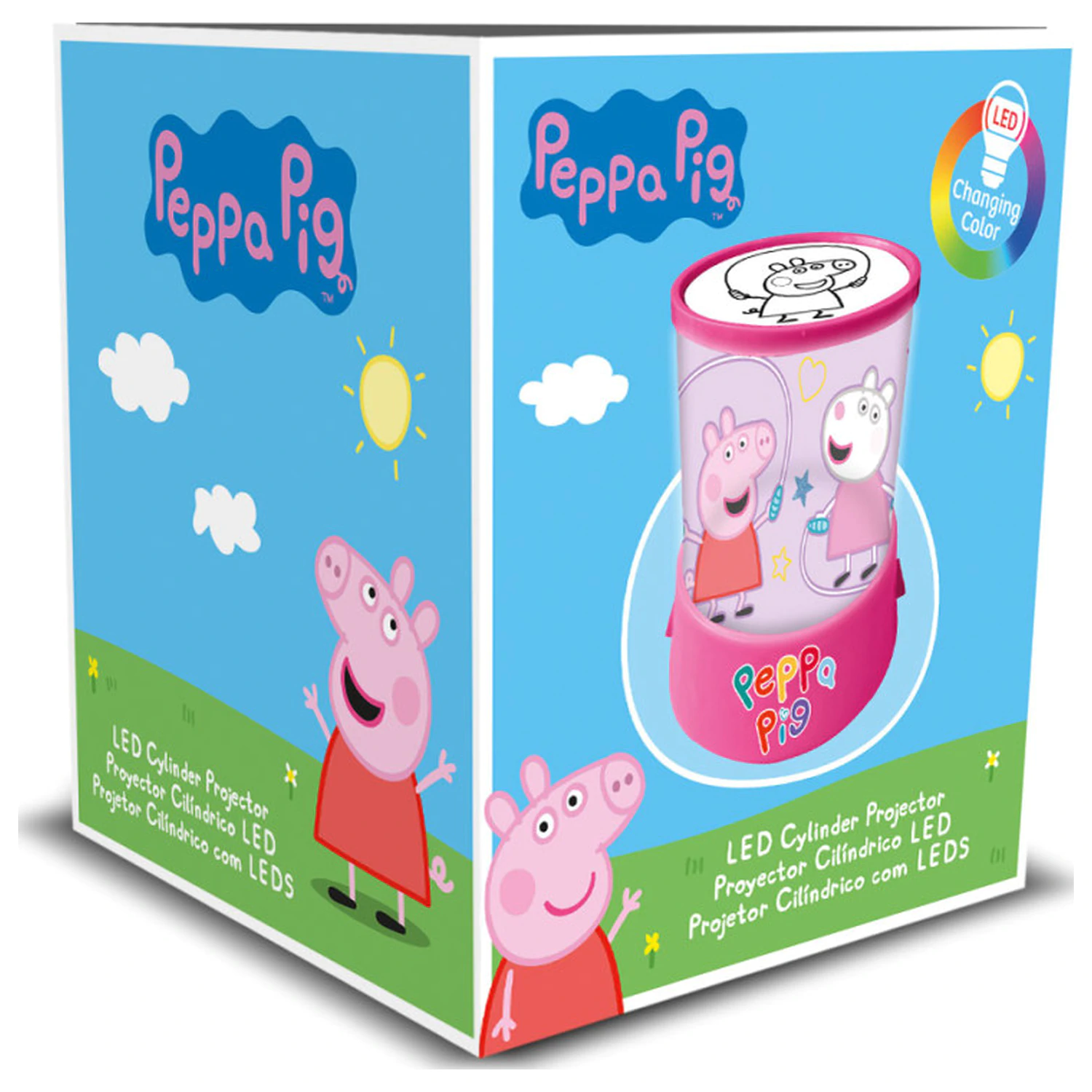 Peppa Pig kolebnica 2-v-1 projektor, svetilka, nočna lučka fotografija izdelka