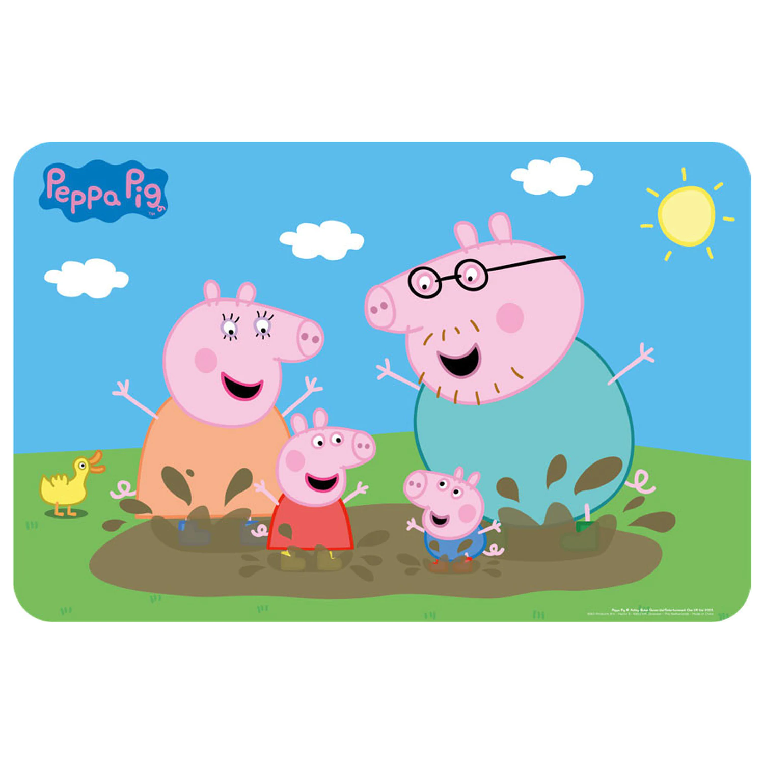 Peppa Pig podloga za mrzlo kopel Mud Bath 43x28 cm fotografija izdelka