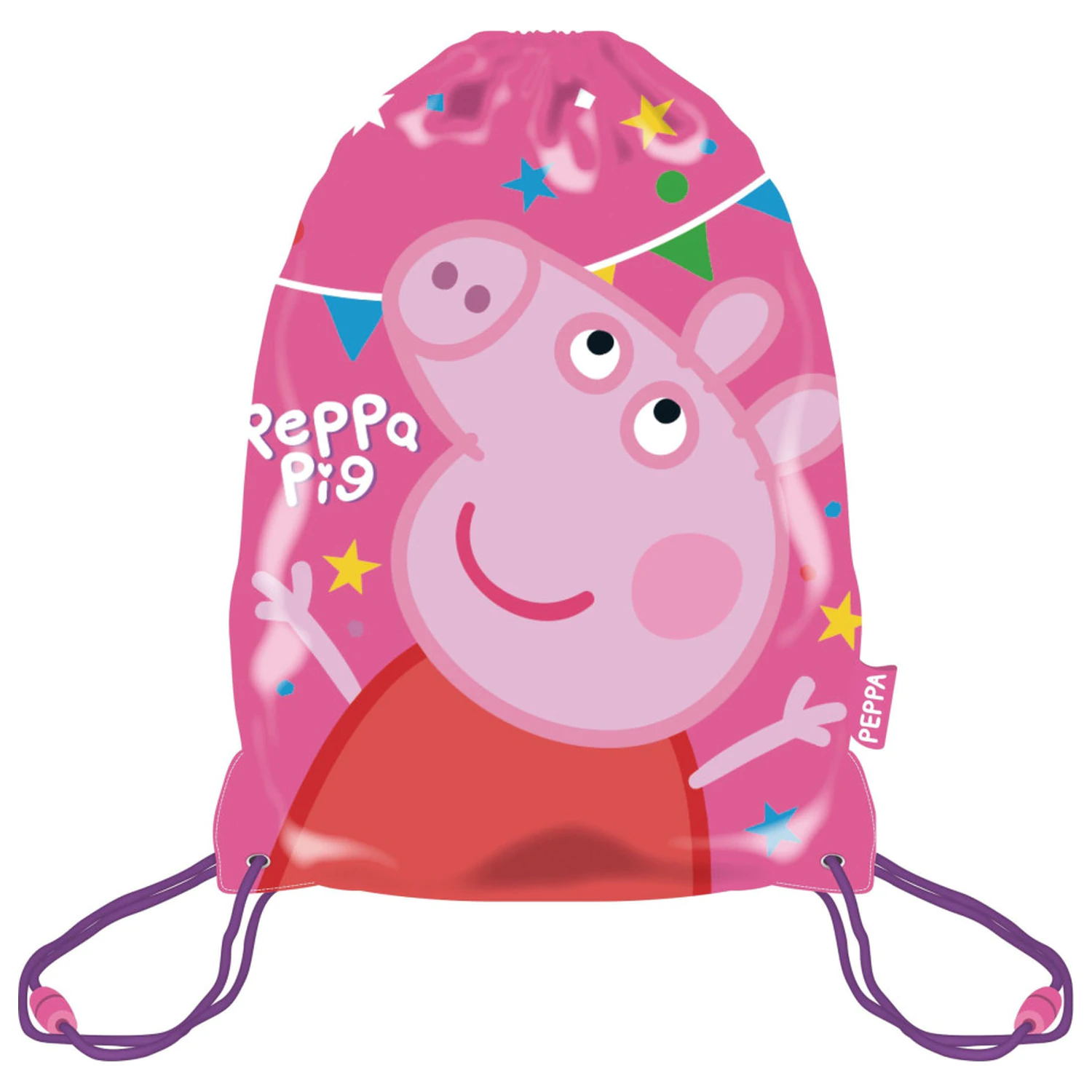 Peppa Pig torba Party Sport, vreča z vrvico 44 cm fotografija izdelka