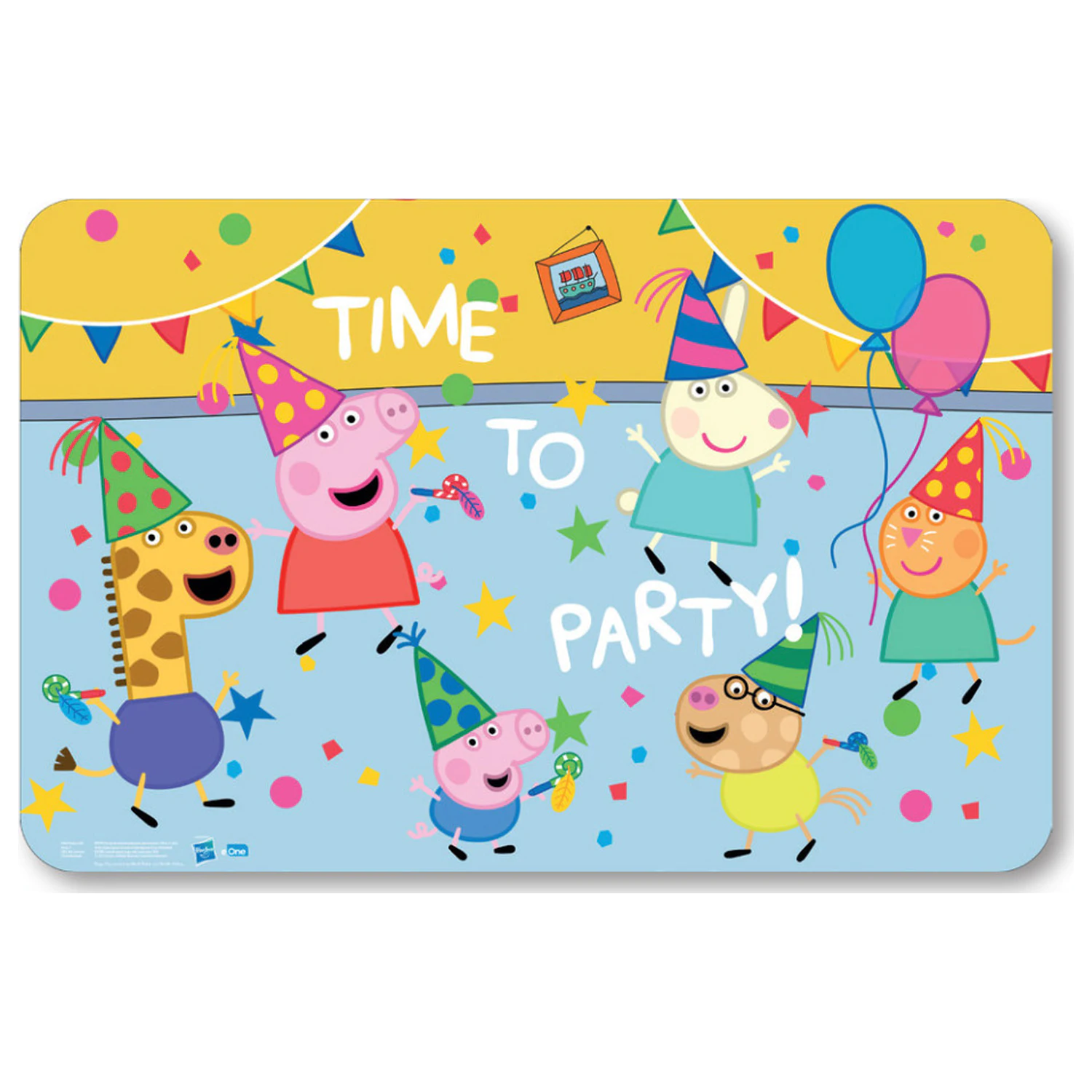 Peppa Pig Party Pogrinjek 43x28 cm fotografija izdelka