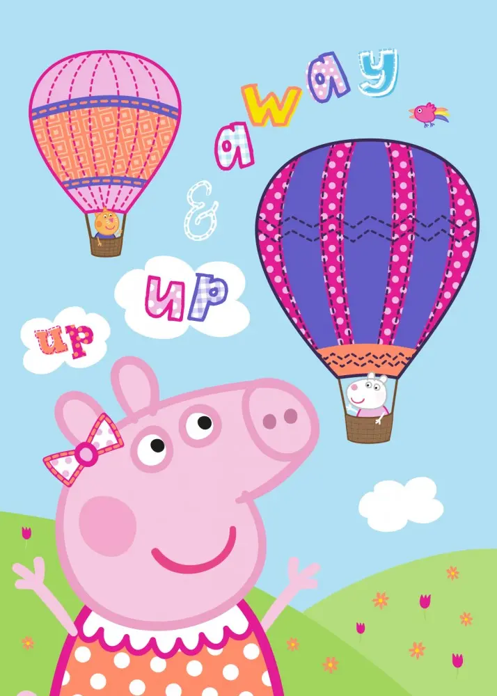 Peppa Pig flis odeja 100*140 cm fotografija izdelka
