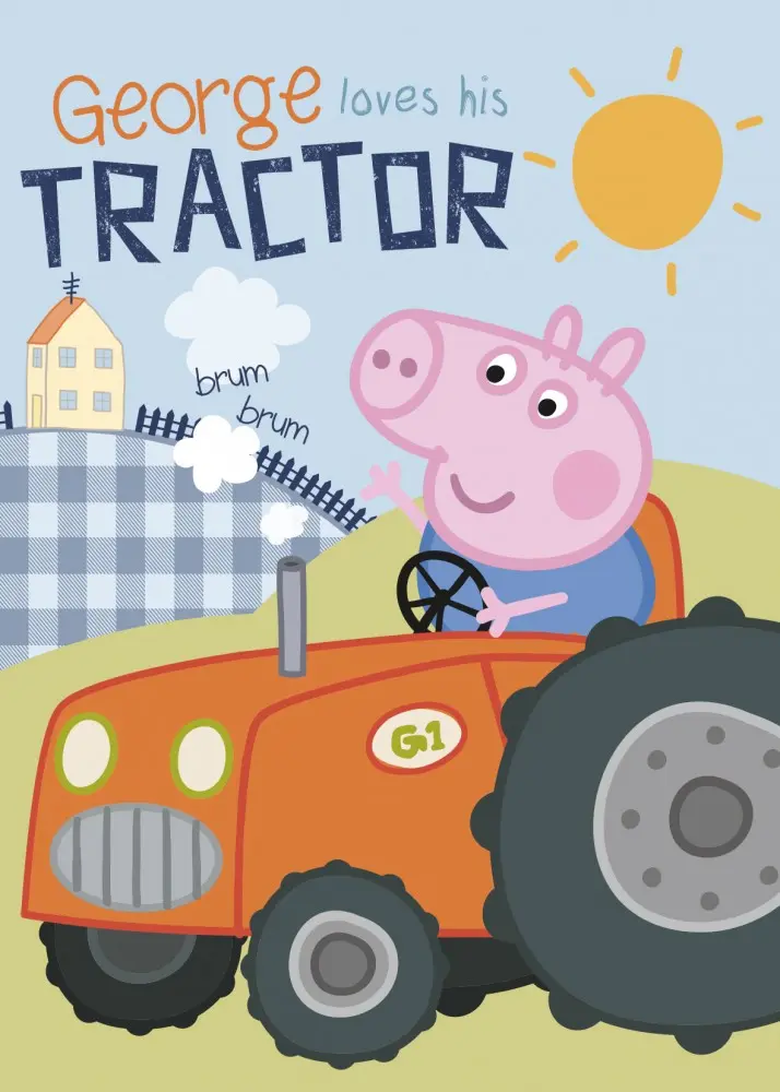 Peppa Pig flis odeja 100*140cm fotografija izdelka
