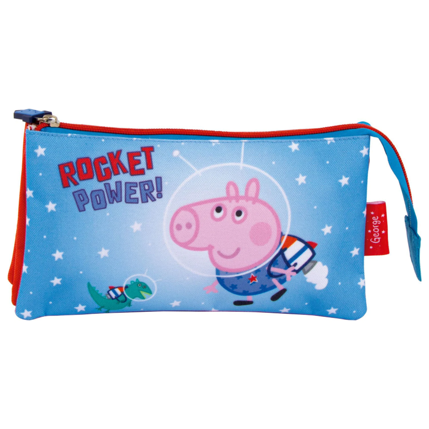 Peppa Pig Rocket etui za svinčnike s 3 predali 21 cm fotografija izdelka