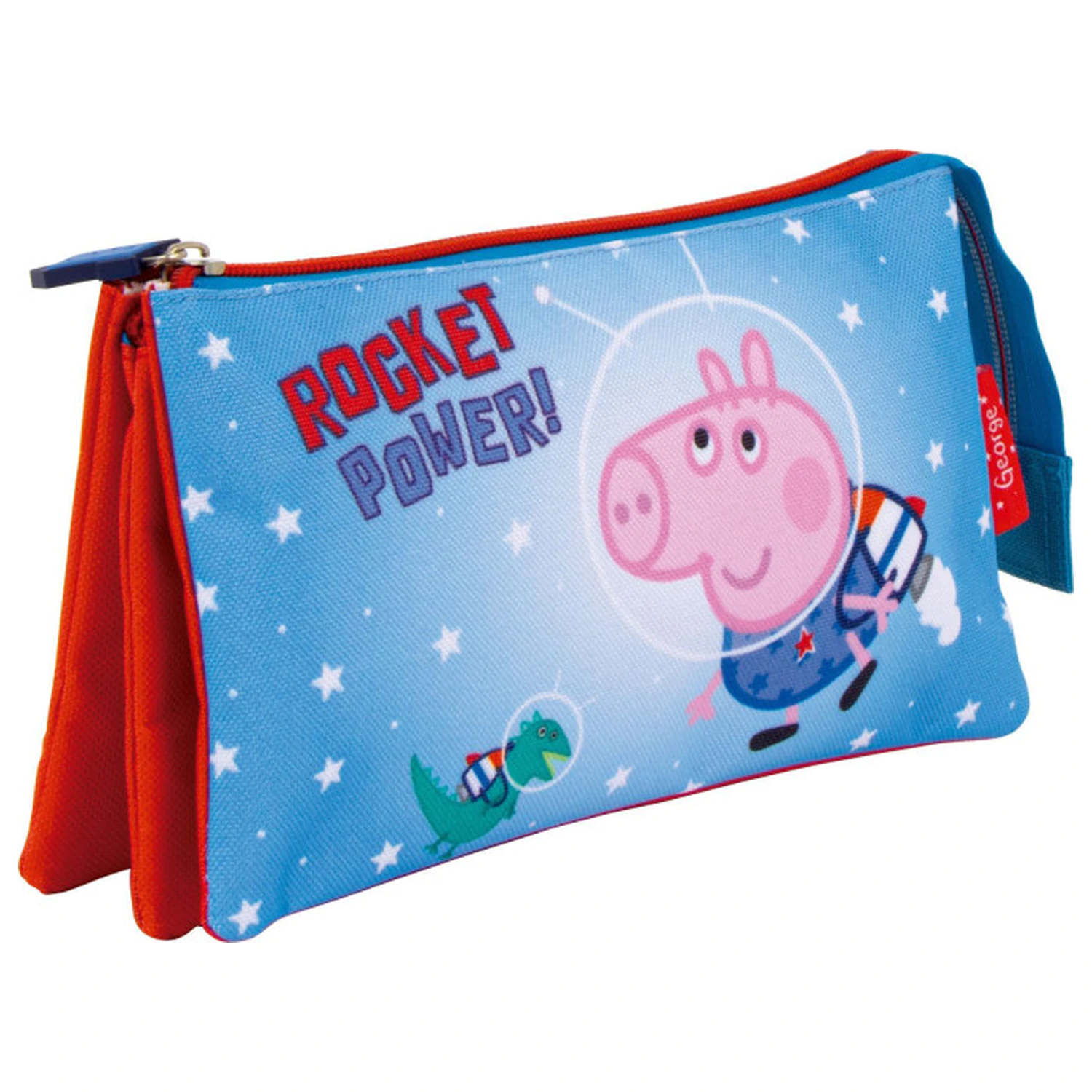 Peppa Pig Rocket etui za svinčnike s 3 predali 21 cm fotografija izdelka