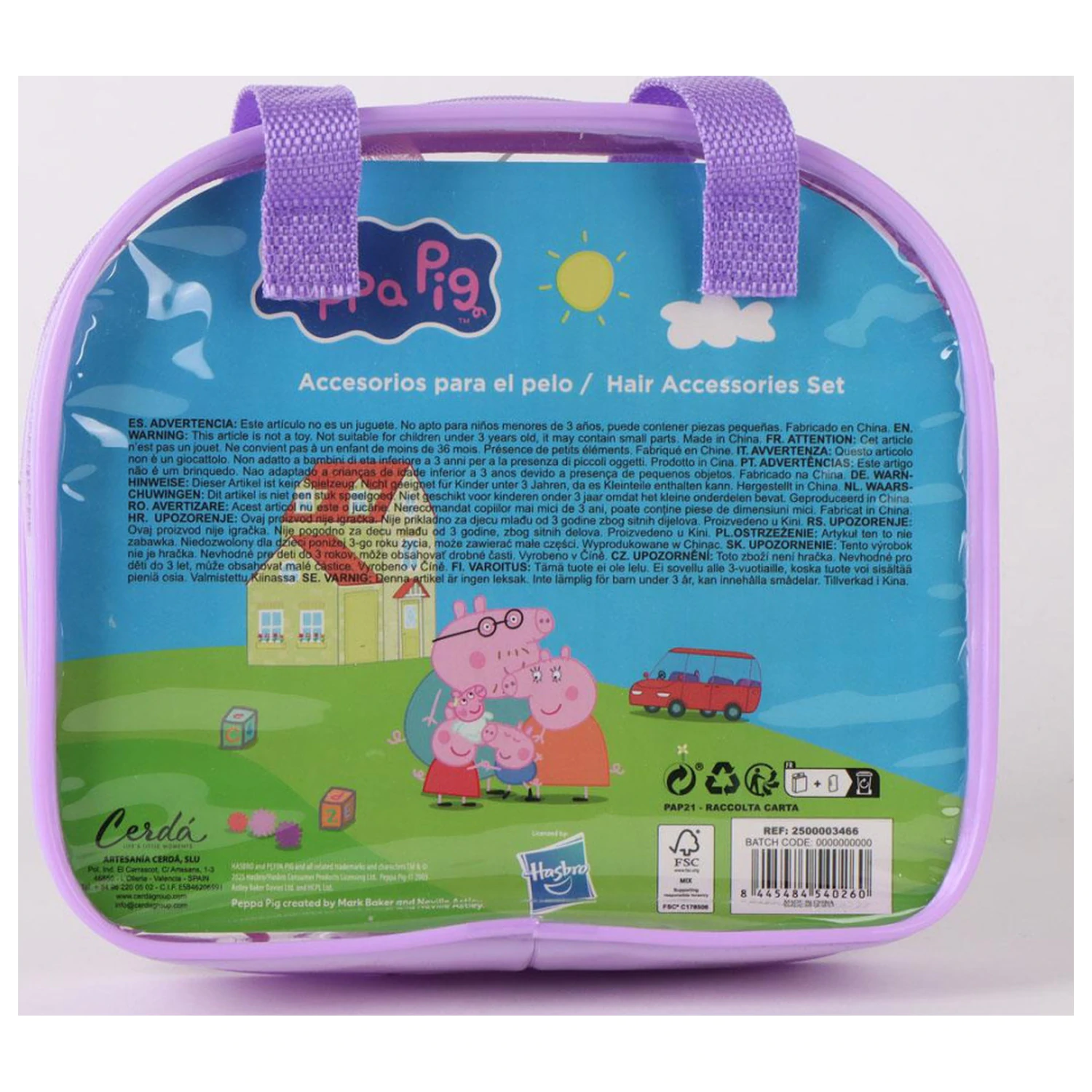 Peppa Pig Sisters Set dodatkov za lase fotografija izdelka