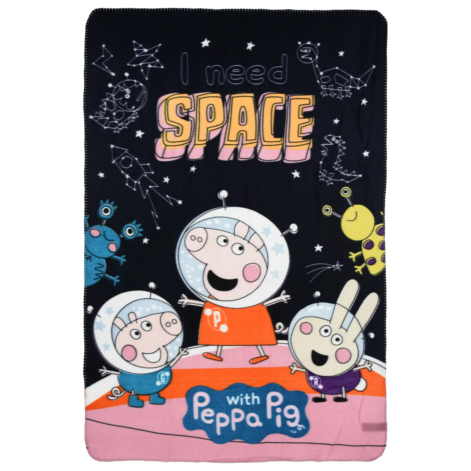 Peppa Pig Space flis odeja 100x150 cm fotografija izdelka