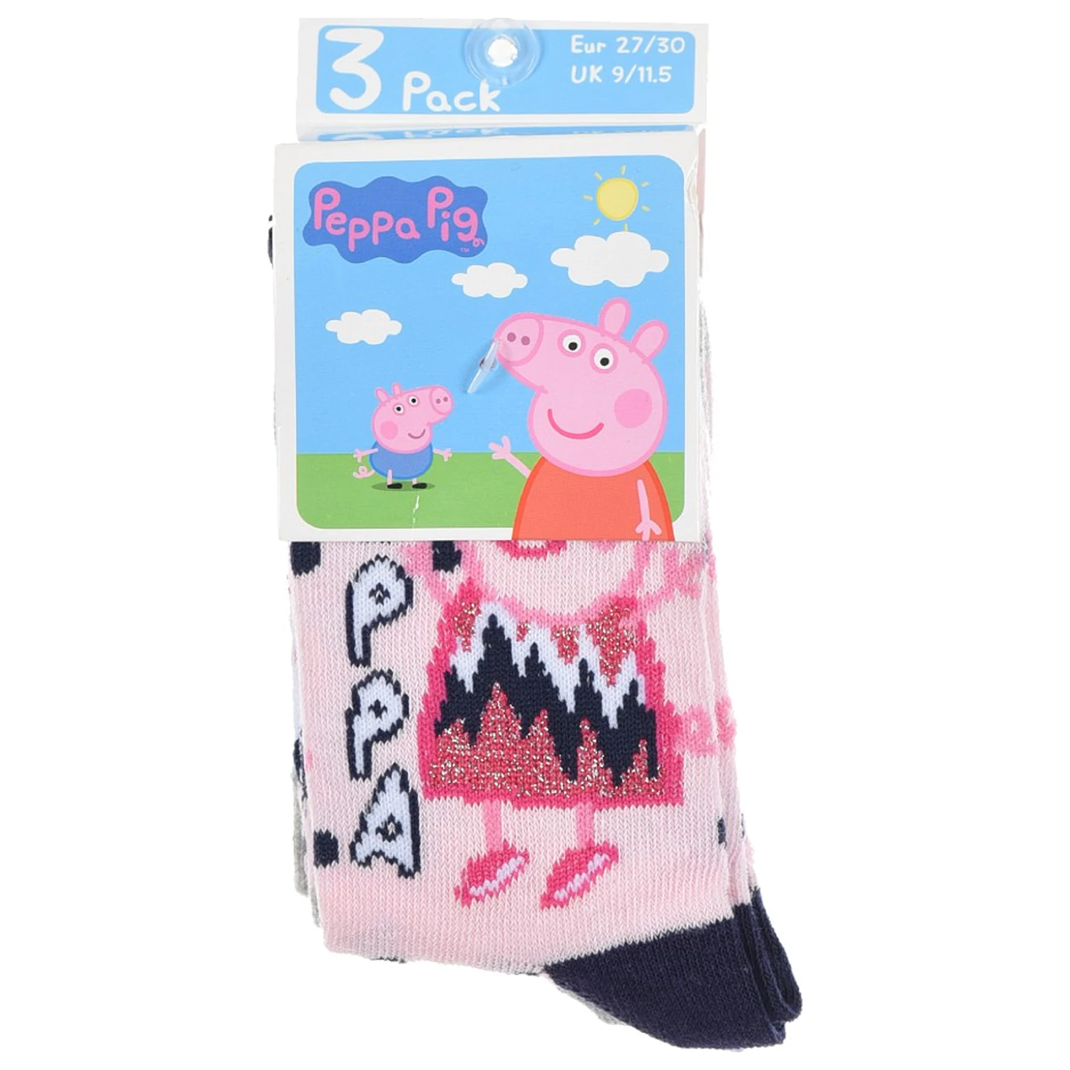 Peppa Pig Sparkle Steps Otroške nogavice 27/30 fotografija izdelka