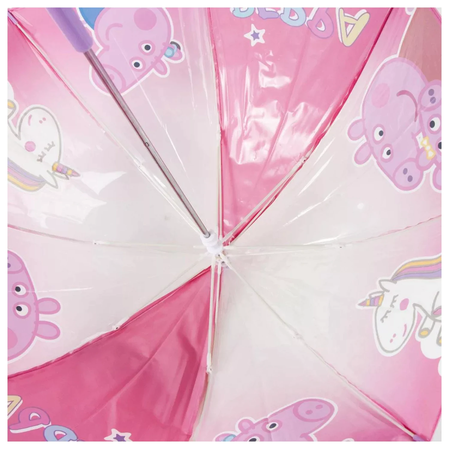 Peppa Pig Unicorn otroški prozoren dežnik Ø71 cm fotografija izdelka