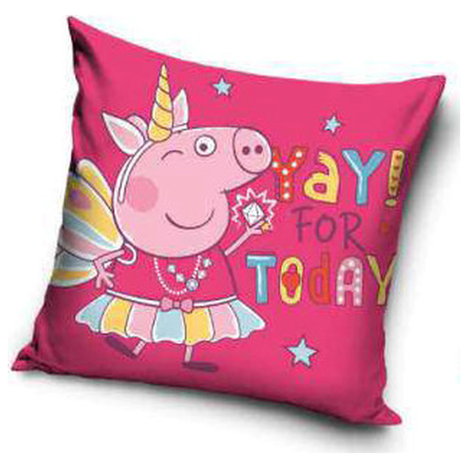 Peppa Pig Yay prevleka za vzglavnik fotografija izdelka