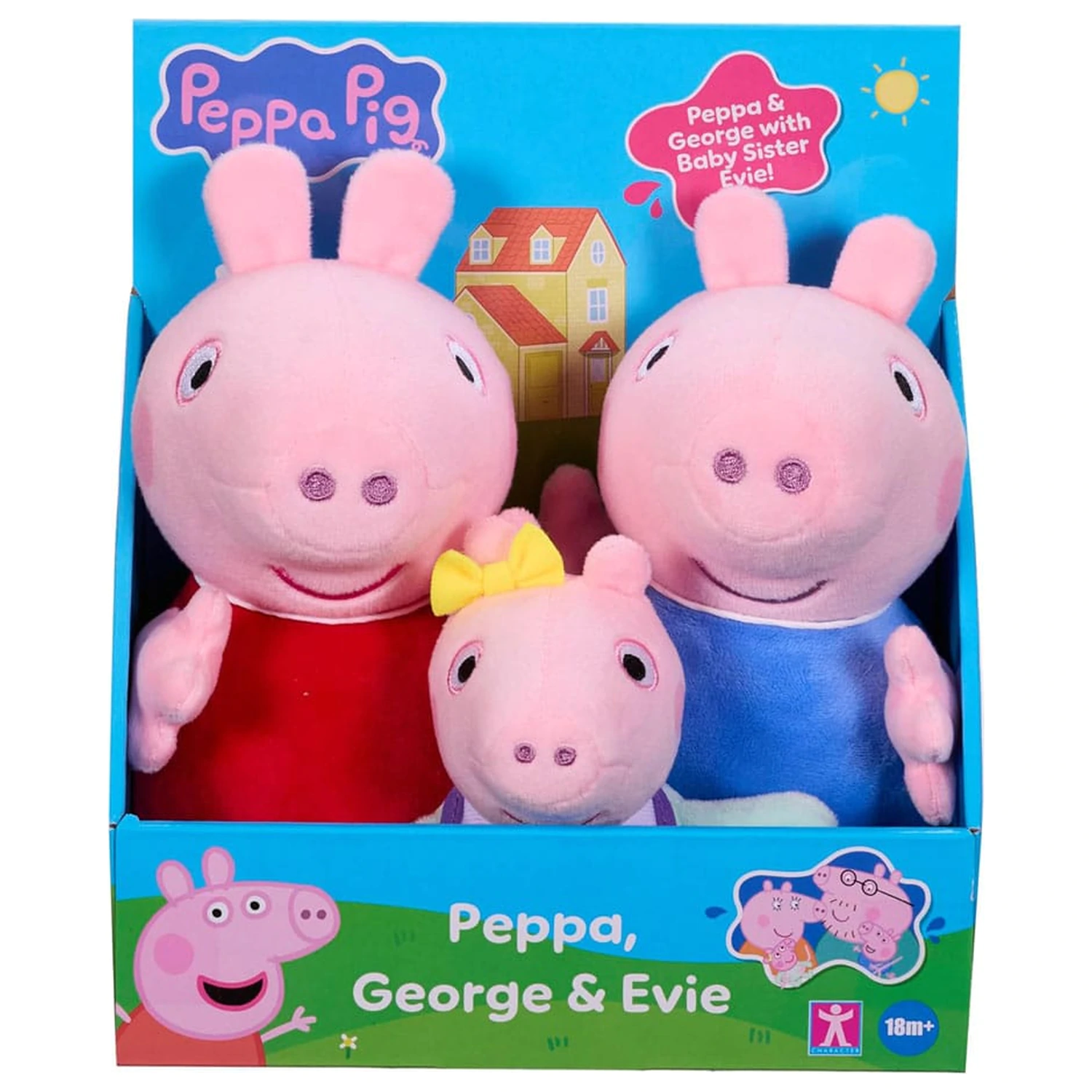 Peppa Pig plišaste figure, paket 3 kosov fotografija izdelka