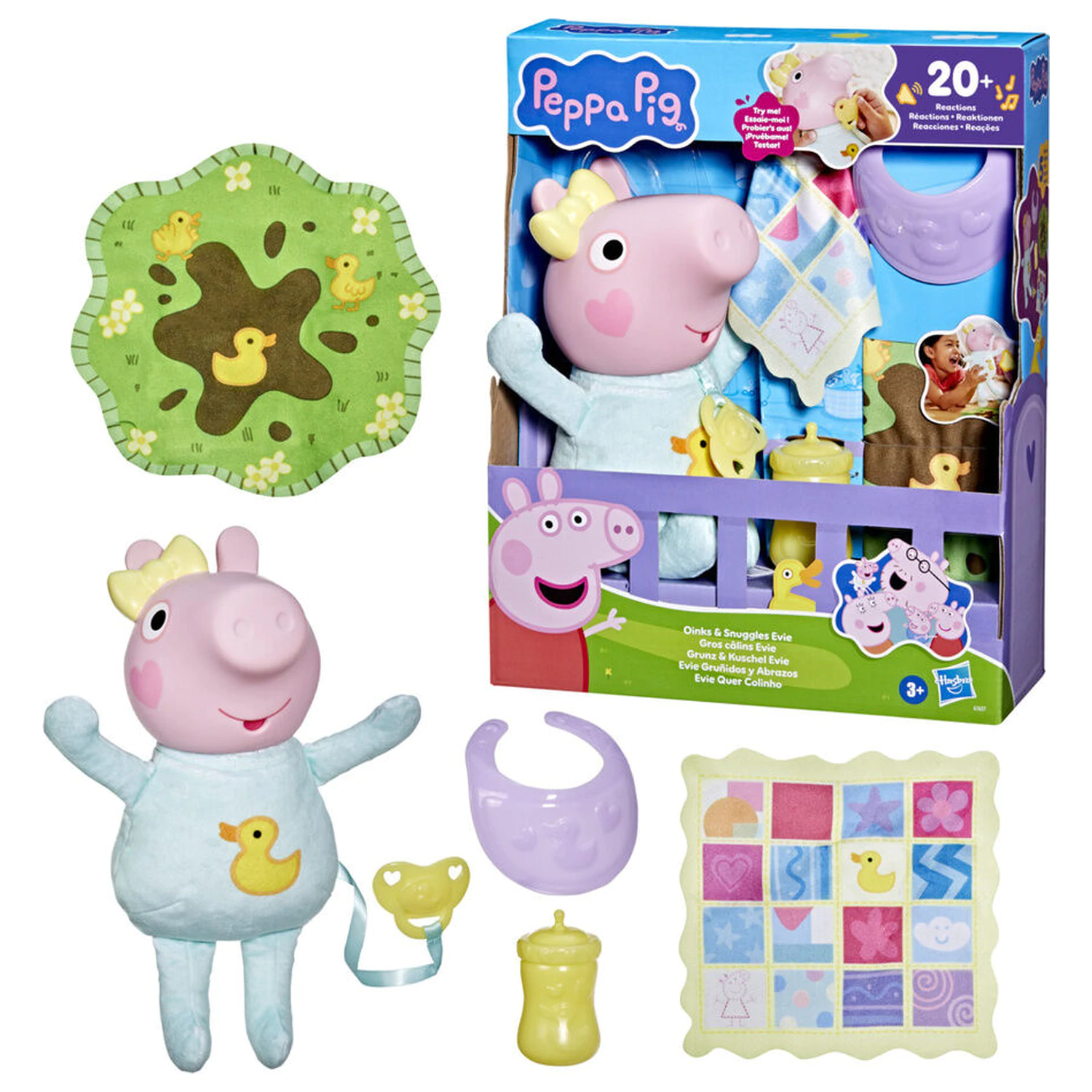 Peppa Pig Evie Grunts and Hugs punčka fotografija izdelka
