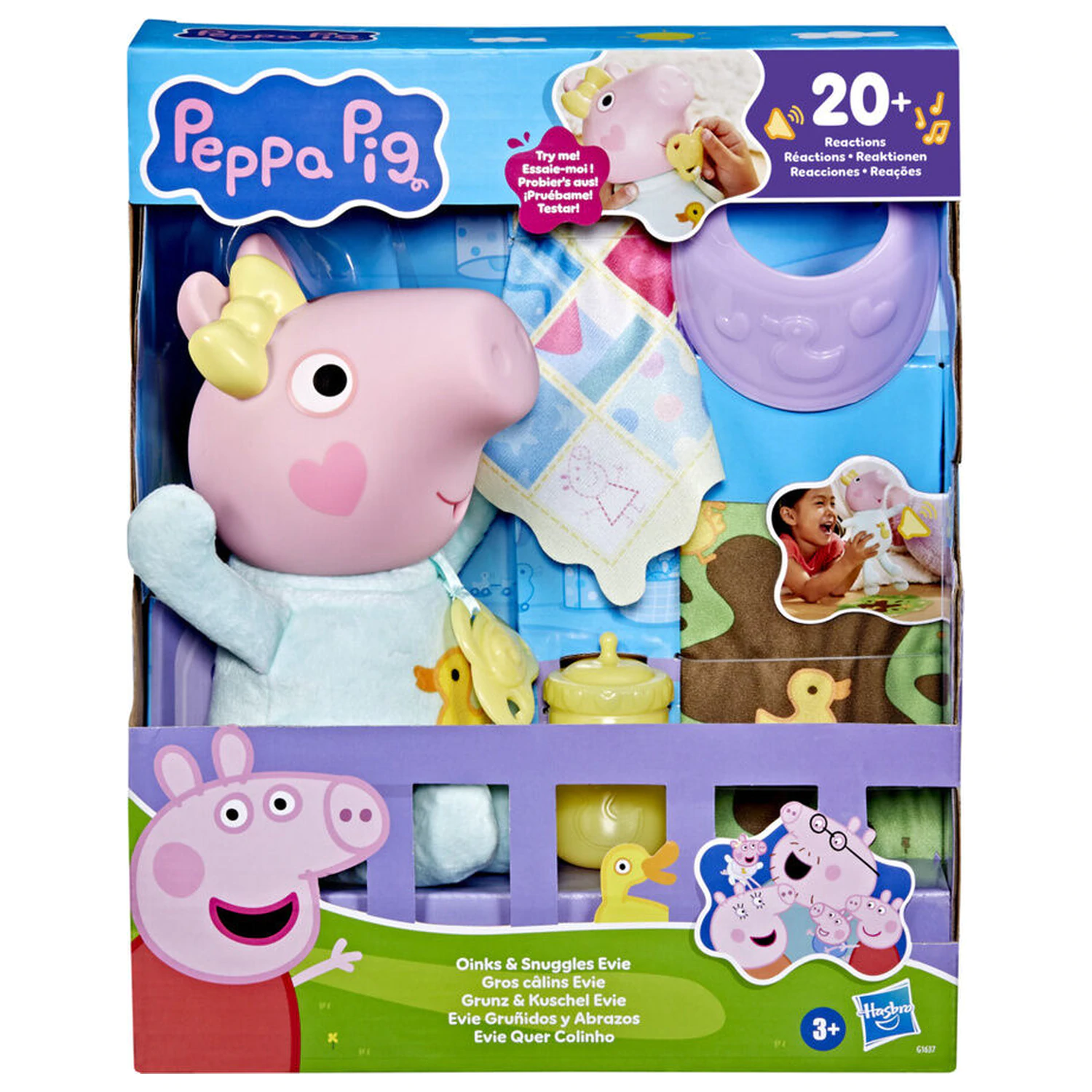 Peppa Pig Evie Grunts and Hugs punčka fotografija izdelka