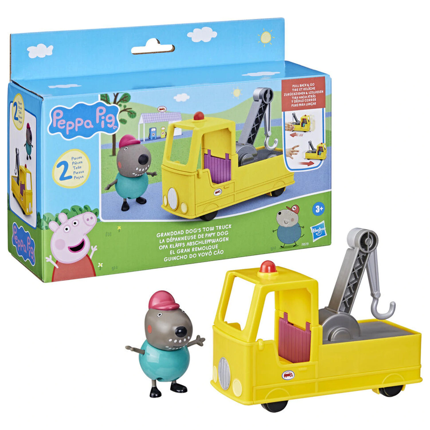 Peppa Pig Granddad Dogov tovornjak za vleko igralni set fotografija izdelka