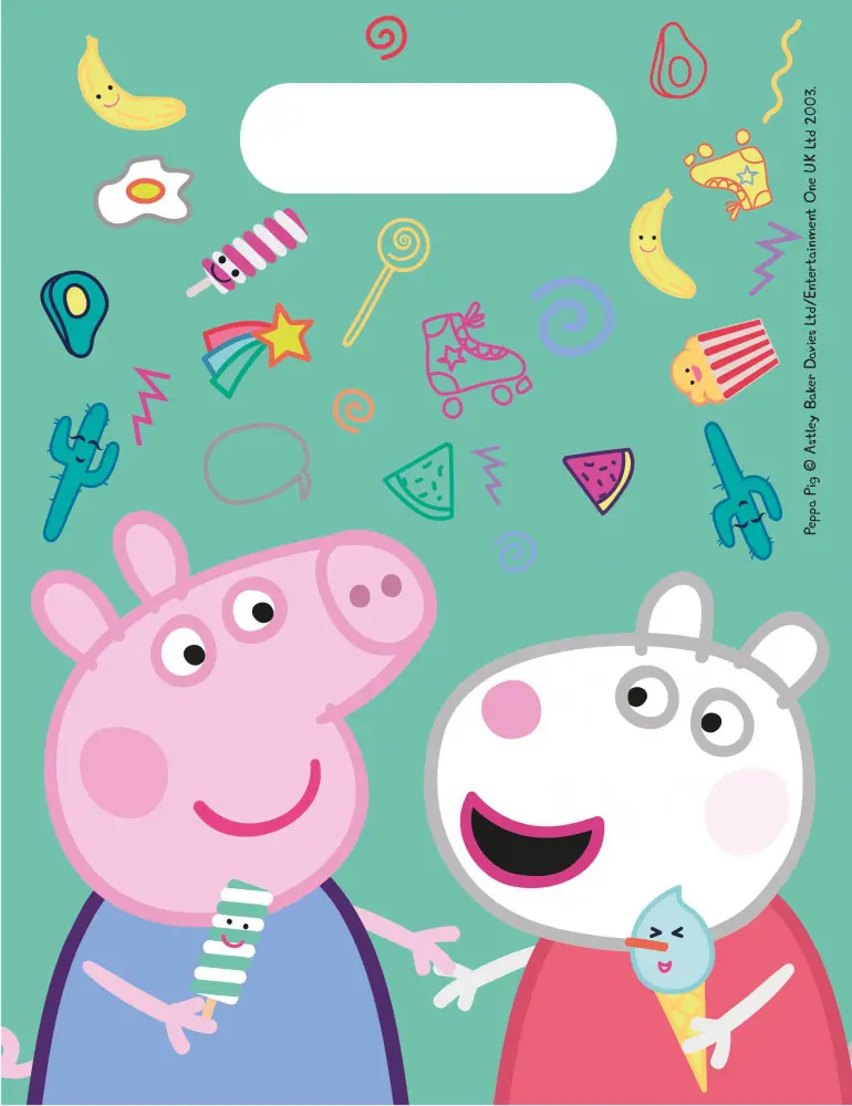 Peppa Pig Ustvarjalna igra, Peppa Pig darilna vrečka 6 kosov fotografija izdelka