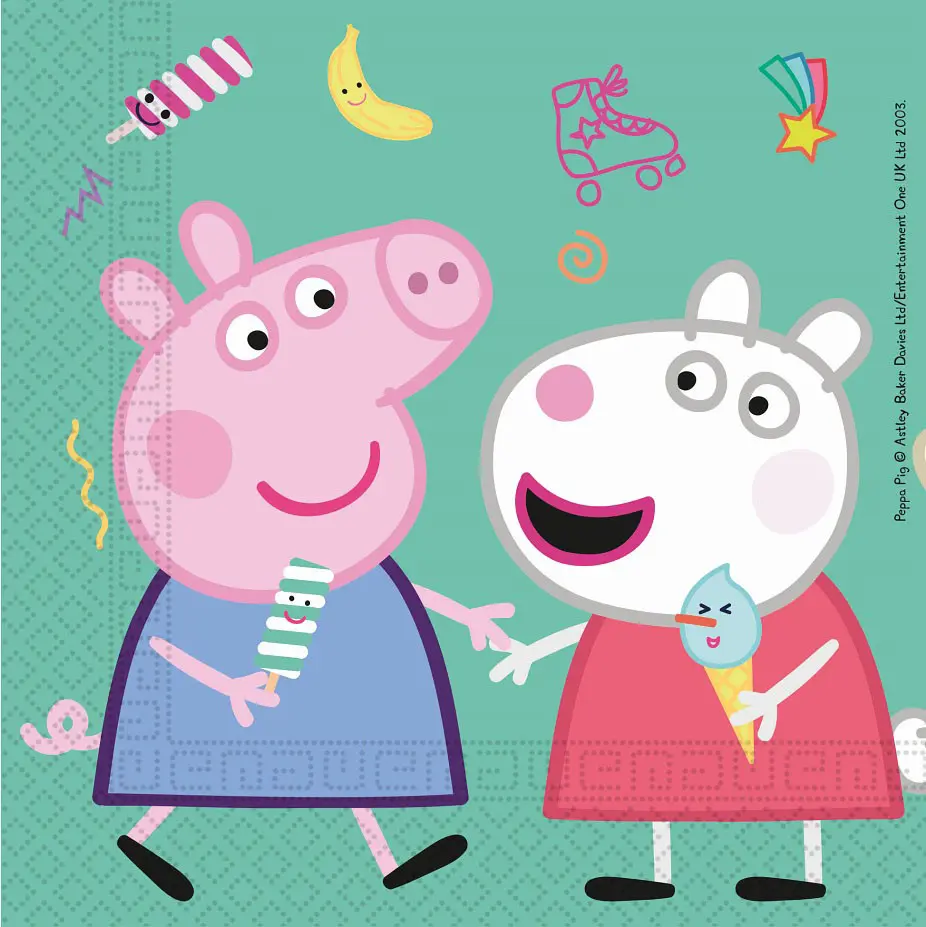 Peppa Pig Messy Play, Peppa Pig serviete 20-Pack fotografija izdelka