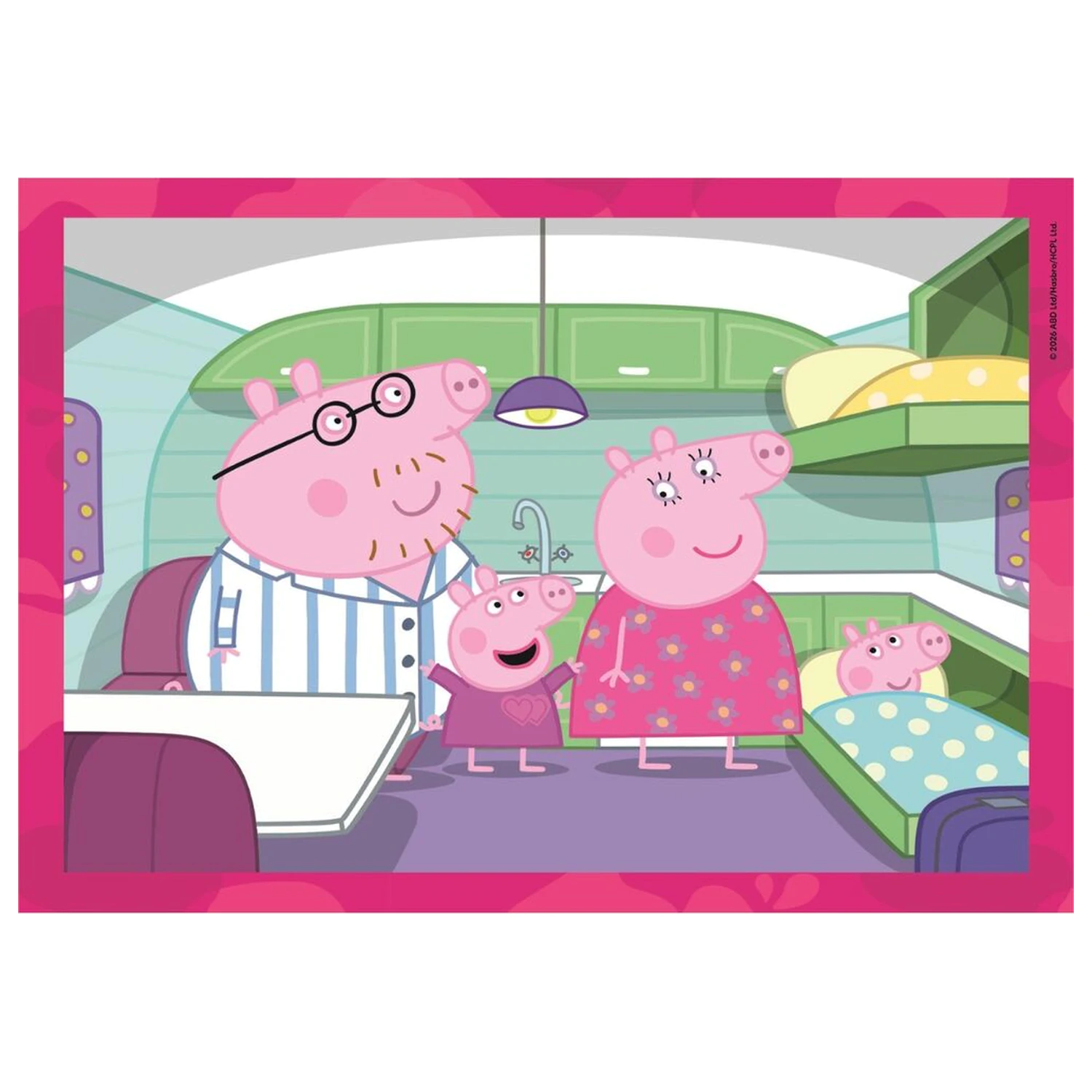 Peppa Pig puzzle 12-16-20-24 kosov fotografija izdelka