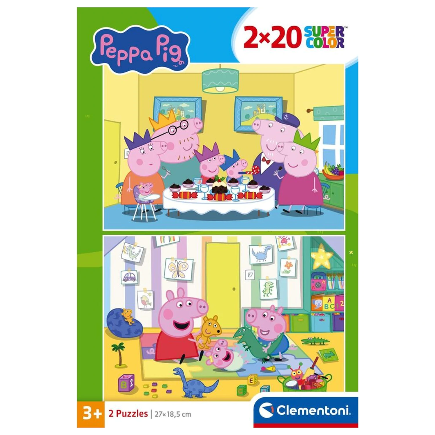 Peppa Pig sestavljanka 2x20kos fotografija izdelka