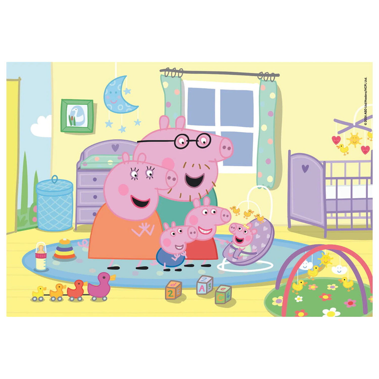 Peppa Pig puzzle 2X60 kosov fotografija izdelka