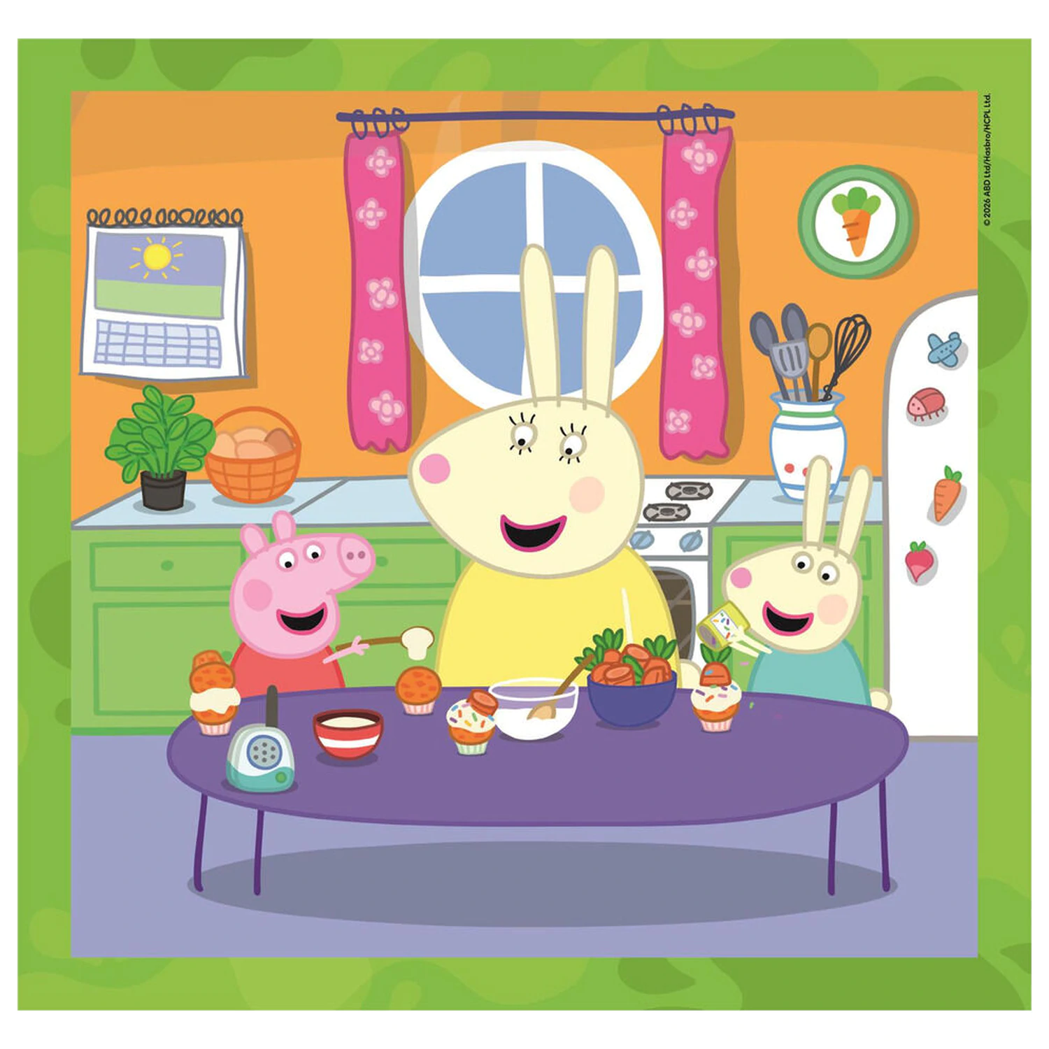 Peppa Pig puzzle 3x48 kosov fotografija izdelka