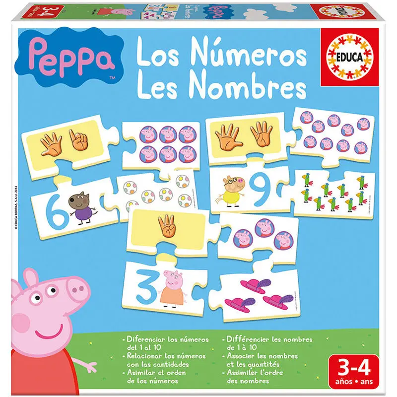 Igra Peppa Pig Learn the Numbers fotografija izdelka