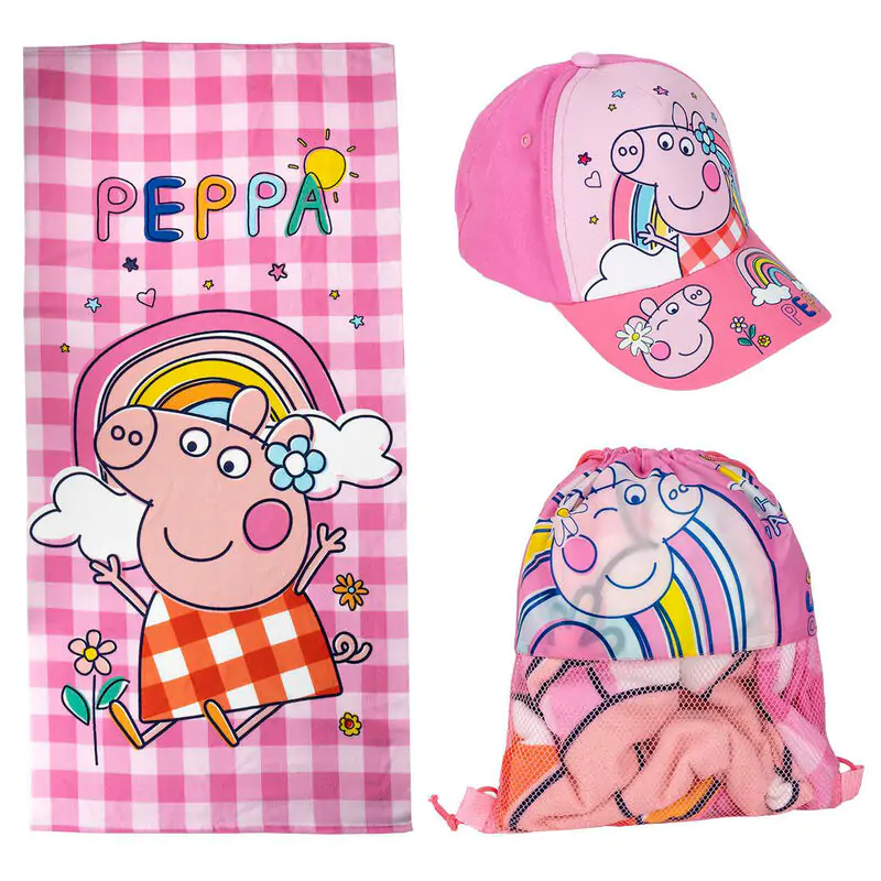 Peppa Pig set brisača + torba + kapa fotografija izdelka