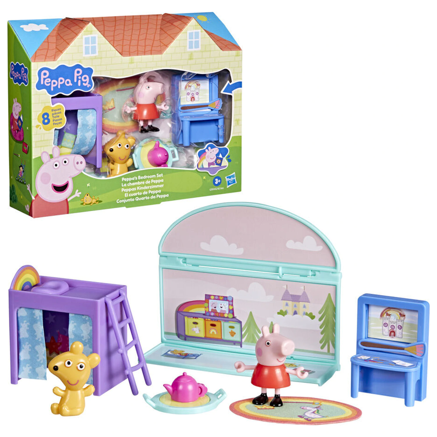 Peppa Pigs Bedroom set igralni set fotografija izdelka