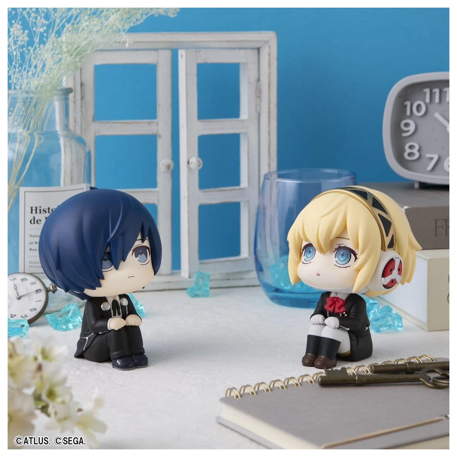 Persona 3 Look Up PVC figurici 2-kos Reload Hero & Aegis 11 cm (z darilom) fotografija izdelka