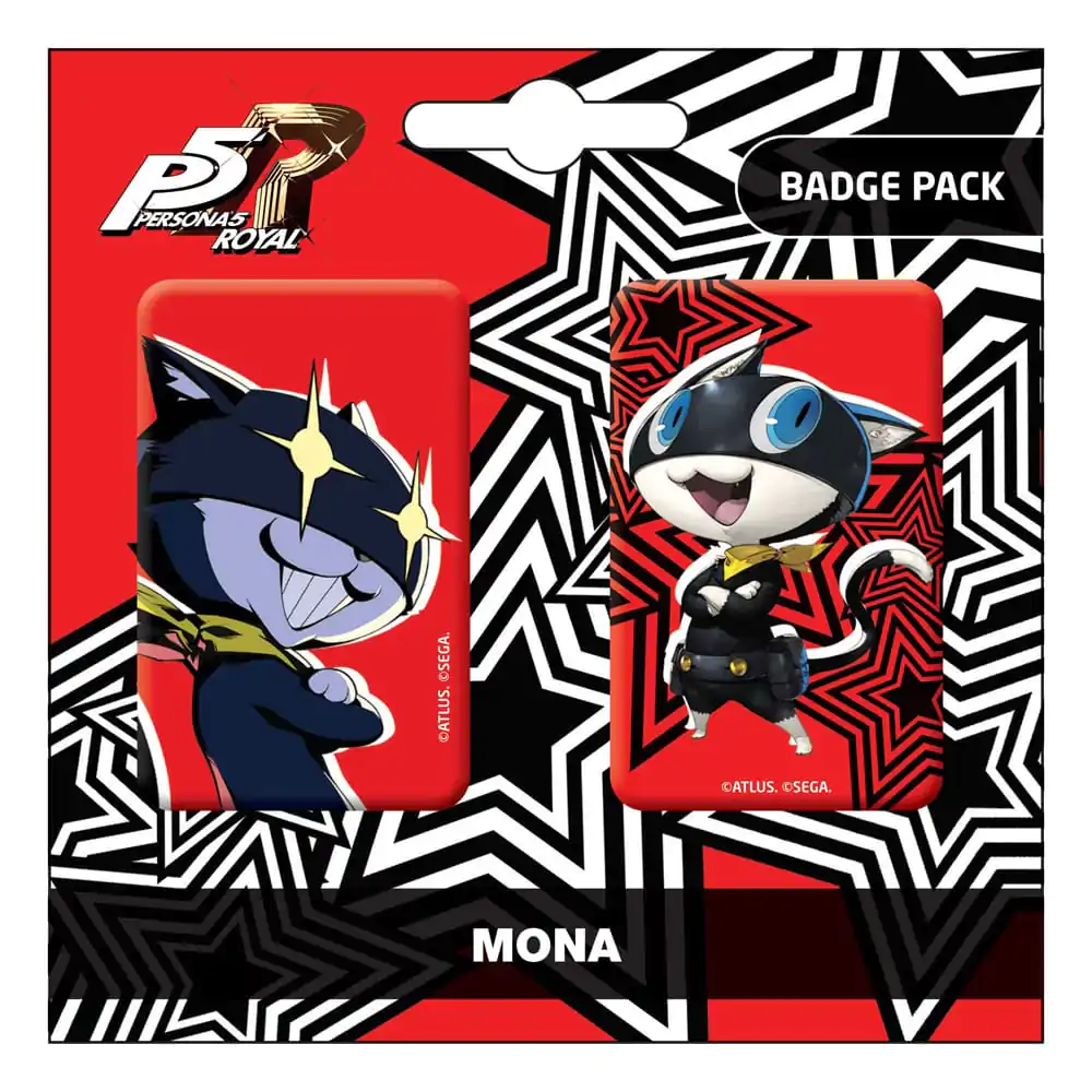 Persona 5 Royal Značke 2-Pack Mona / Morgana fotografija izdelka