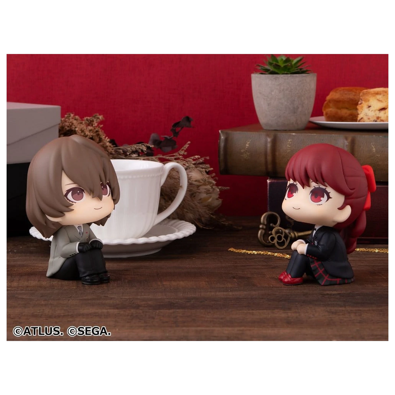 Persona 5 The Royal Look Up PVC figurici, 2-delni komplet Goro Akechi & Kasumi Yoshizawa 11 cm (z darilom) fotografija izdelka