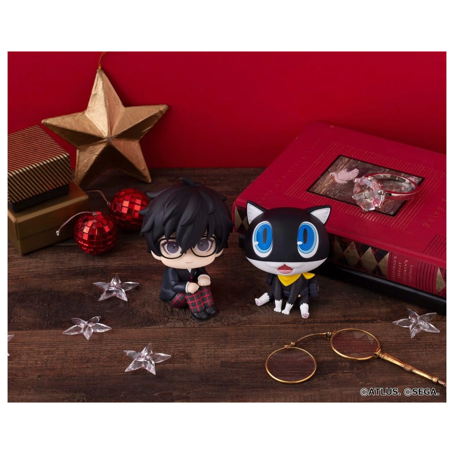Persona 5 the Royal Look Up PVC Figurici 2-Pack Hero & Morgana 11 cm (z darilom) fotografija izdelka