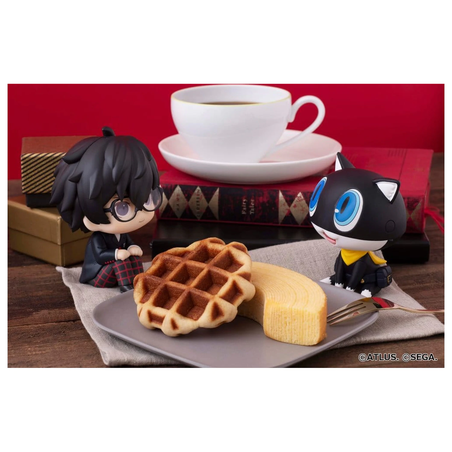 Persona 5 the Royal Look Up PVC Figurici 2-Pack Hero & Morgana 11 cm (z darilom) fotografija izdelka