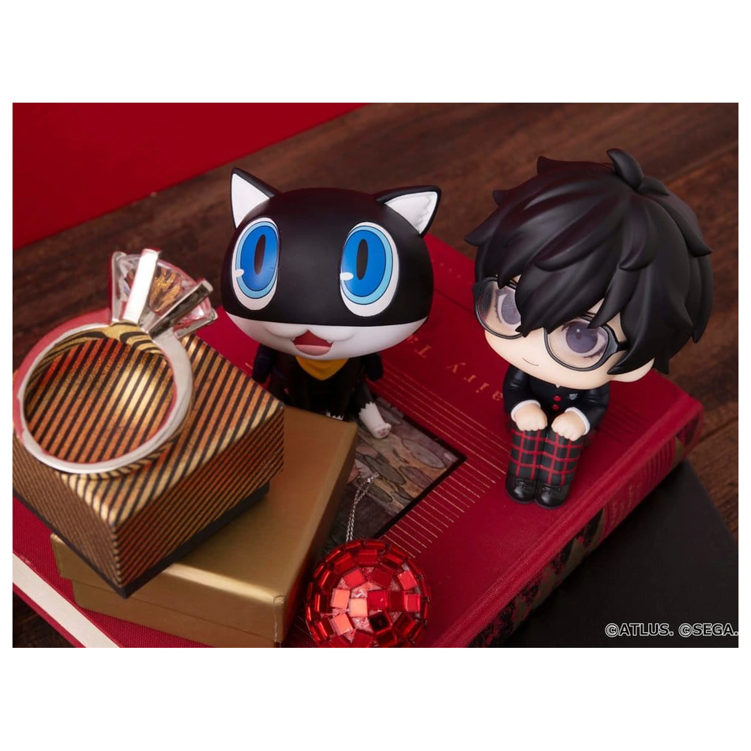 Persona 5 the Royal Look Up PVC Figurici 2-Pack Hero & Morgana 11 cm (z darilom) fotografija izdelka