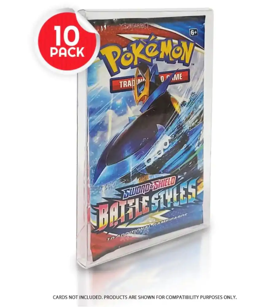 PET Zaščitni ovitki, 10-Pack za Booster, Magic, Yu-Gi-Oh karte fotografija izdelka