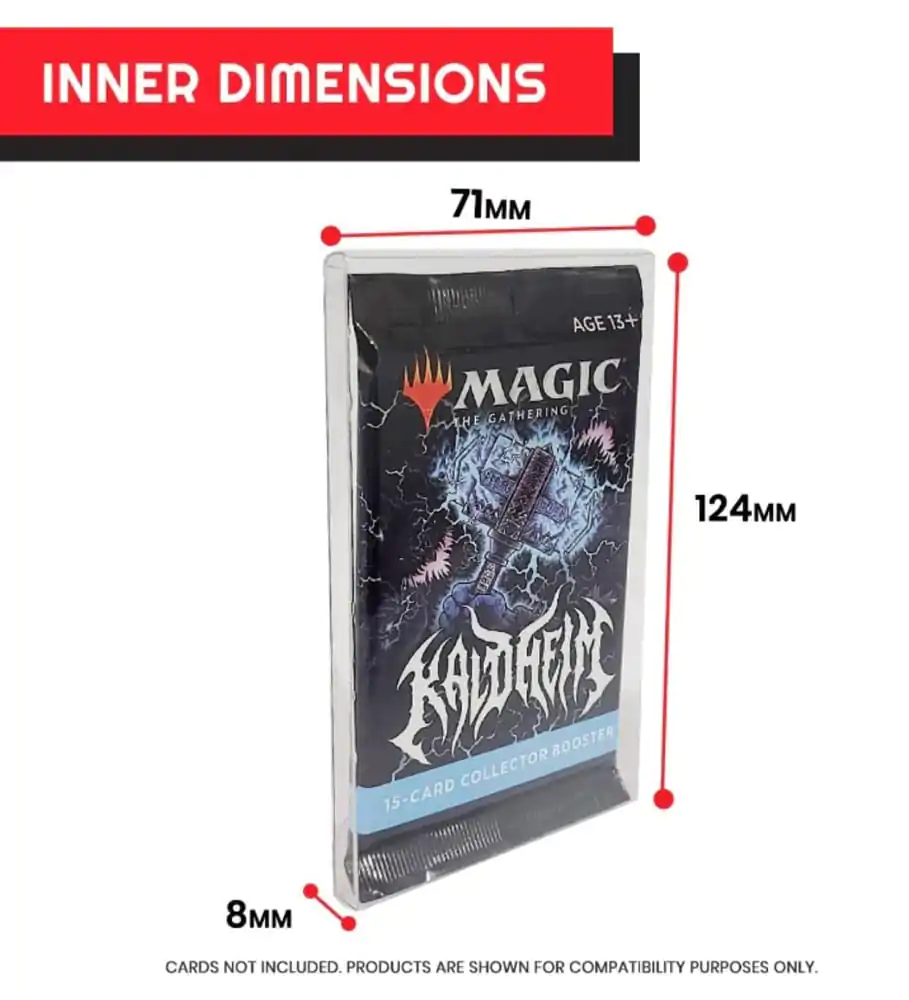 PET Zaščitni ovitki, 10-Pack za Booster, Magic, Yu-Gi-Oh karte fotografija izdelka