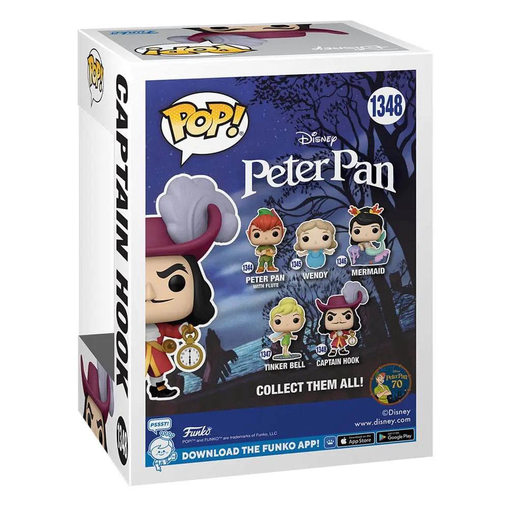 Peter Pan 70th Anniversary POP! Disney Vinyl Figurica Hook 9 cm fotografija izdelka