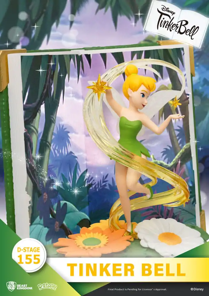 Peter Pan Book Series D-Stage PVC Diorama Tinker Bell 15 cm fotografija izdelka