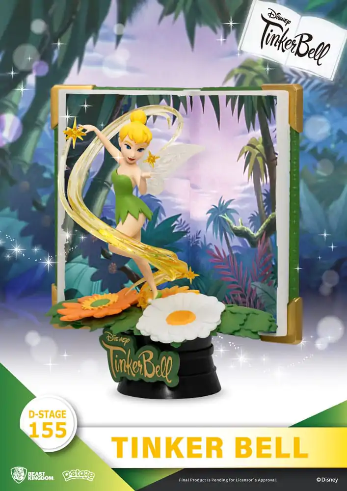Peter Pan Book Series D-Stage PVC Diorama Tinker Bell 15 cm fotografija izdelka