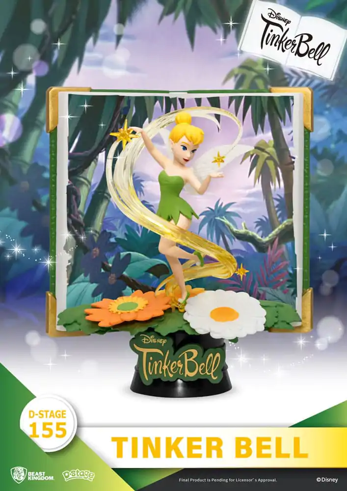Peter Pan Book Series D-Stage PVC Diorama Tinker Bell 15 cm fotografija izdelka