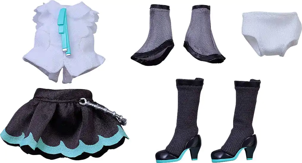 Piapro Characters Nendoroid Dodatki za Nendoroid Doll Figure Komplet Obleke: Snow Miku Yukiiro Pop Ver. fotografija izdelka