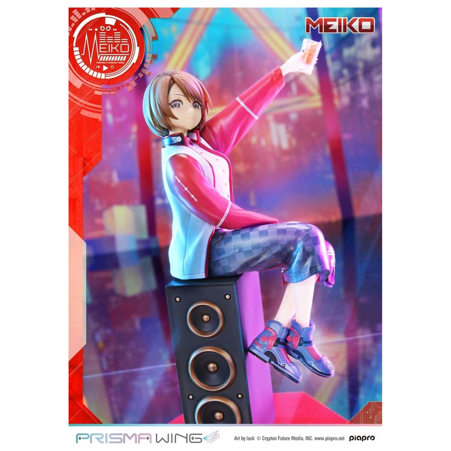 Piapro Characters Prisma Wing Kip 1/7 Meiko Illustration by lack 21 cm fotografija izdelka