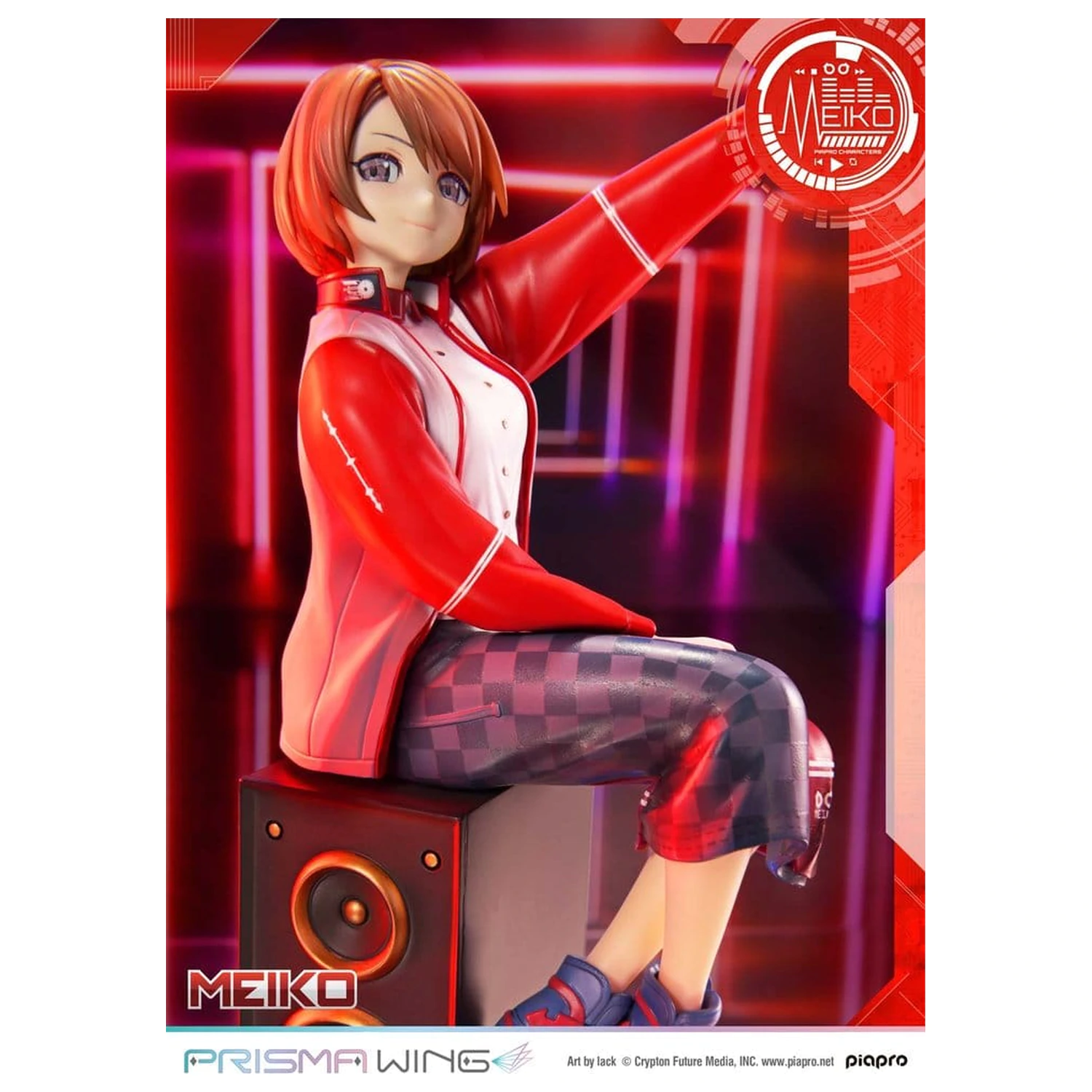 Piapro Characters Prisma Wing Kip 1/7 Meiko Illustration by lack 21 cm fotografija izdelka