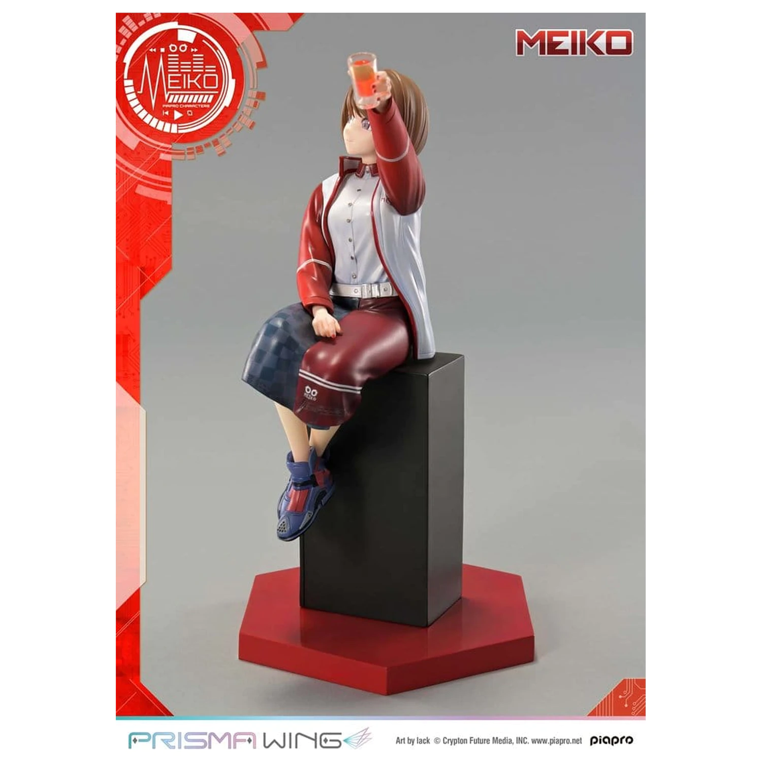 Piapro Characters Prisma Wing Kip 1/7 Meiko Illustration by lack 21 cm fotografija izdelka