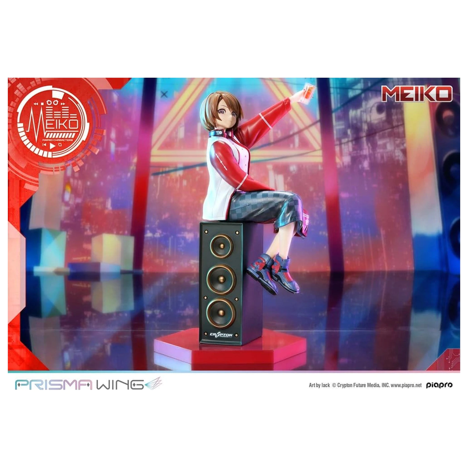 Piapro Characters Prisma Wing Kip 1/7 Meiko Illustration by lack 21 cm fotografija izdelka